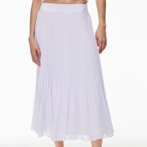 Aritzia Wilfred Twirl Pleated Skirt (Ice Lavender) (M)